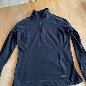 OUTDOOR RESEARCH Women's Echo Quarter Zip Size M